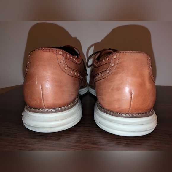 Cole Haan Oxford Original Grand Wingtip Chestnut Brown Men's Size 10 M C20778 - Picture 4 of 8